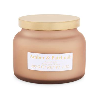 Amber And Patchouli Tub Candle