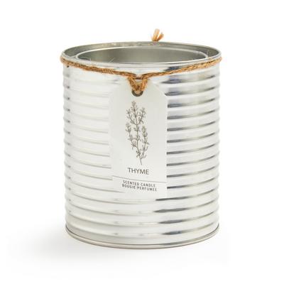 Thyme Scented Tin Candle