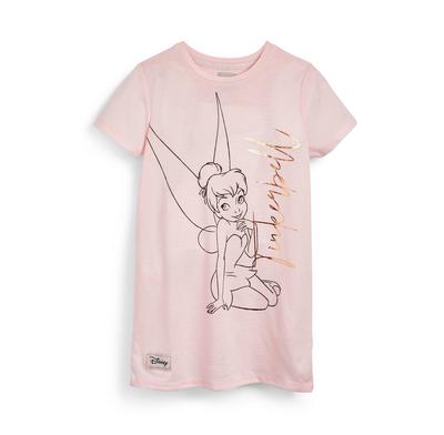 Older Girl Pink Disney Tinkerbell Nightshirt