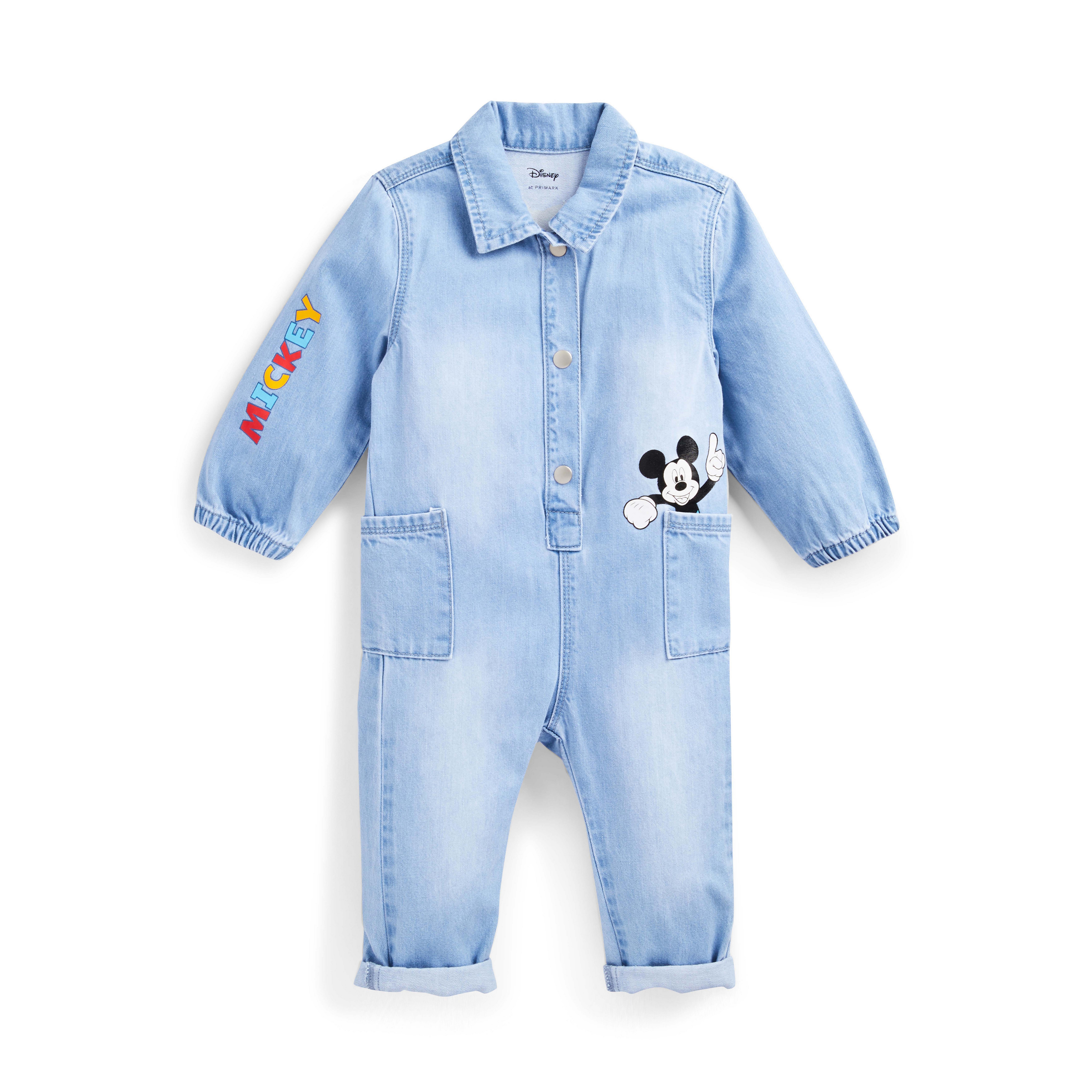 Salopette Bleue En Denim Disney Mickey Mouse Bebe Garcon Mode Bebe Garcon Vetements Bebe Et Nouveau Ne Mode Enfant Tous Les Produits Primark Primark France
