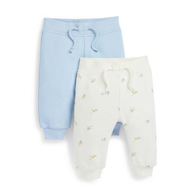 Pack de 2 pantalones de chándal surtidos para bebé niña