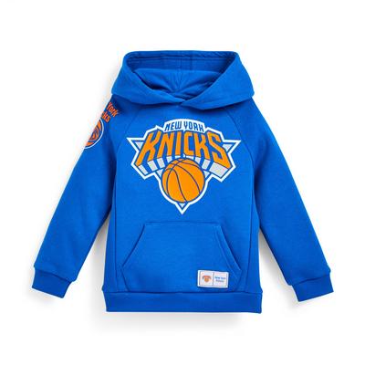 Blauer „New York Knicks“ Kapuzenpullover (kleine Jungen)