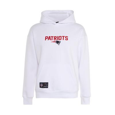 Witte NFL New England Patriots-hoodie voor over het hoofd