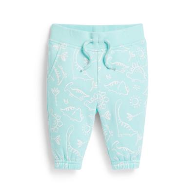 Baby Bay Turquoise Printed Joggers