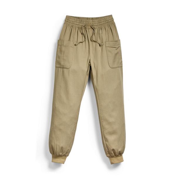 Older Girl Olive Midweight Joggers