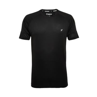 Črna telovadna majica s kratkimi rokavi Primark Cares