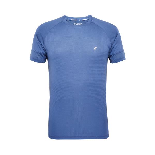 Blaues „Primark Cares“ Trainingsshirt