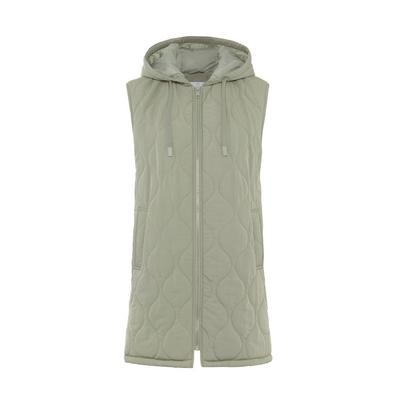 Pale Green Quilted Vest