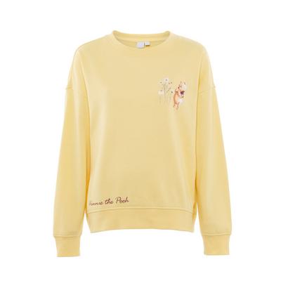 Yellow Disney Winnie The Pooh Crew Neck Sweater