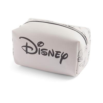 Biała kosmetyczka ze wzorem szkicu Disneya