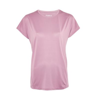 Rosafarbenes T-Shirt in Cut-and-Sew-Optik