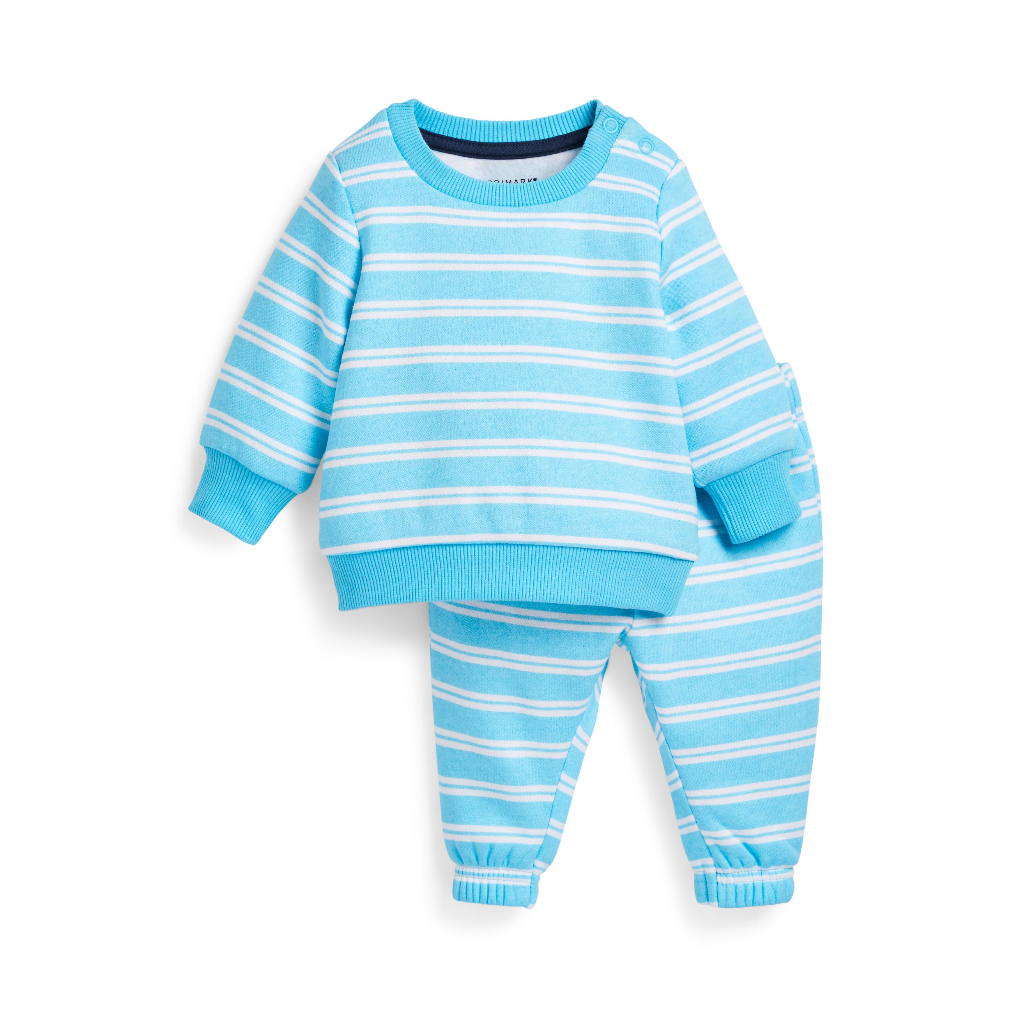 Ensemble D Interieur 2 Pieces Bleu Ciel A Rayures Bebe Garcon Mode Bebe Garcon Vetements Bebe Et Nouveau Ne Mode Enfant Tous Les Produits Primark Primark France