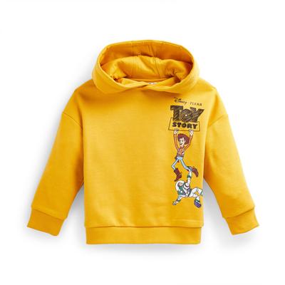 Żółta bluza z kapturem z motywem Toy Story z Disneya dla młodszego chłopca