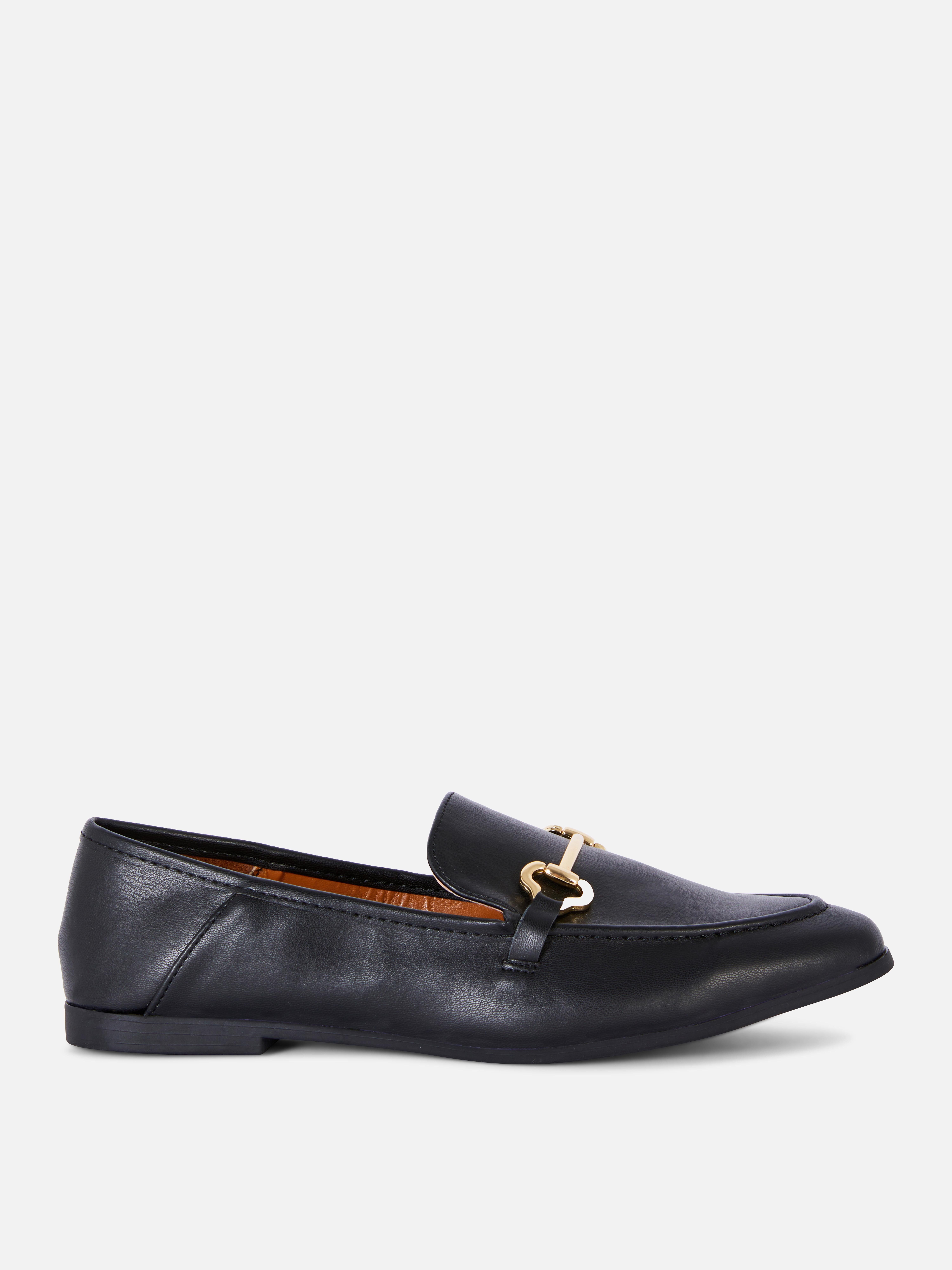 Loafer in KrokoOptik mit TSteg Ballerinas, Slipper und Pumps