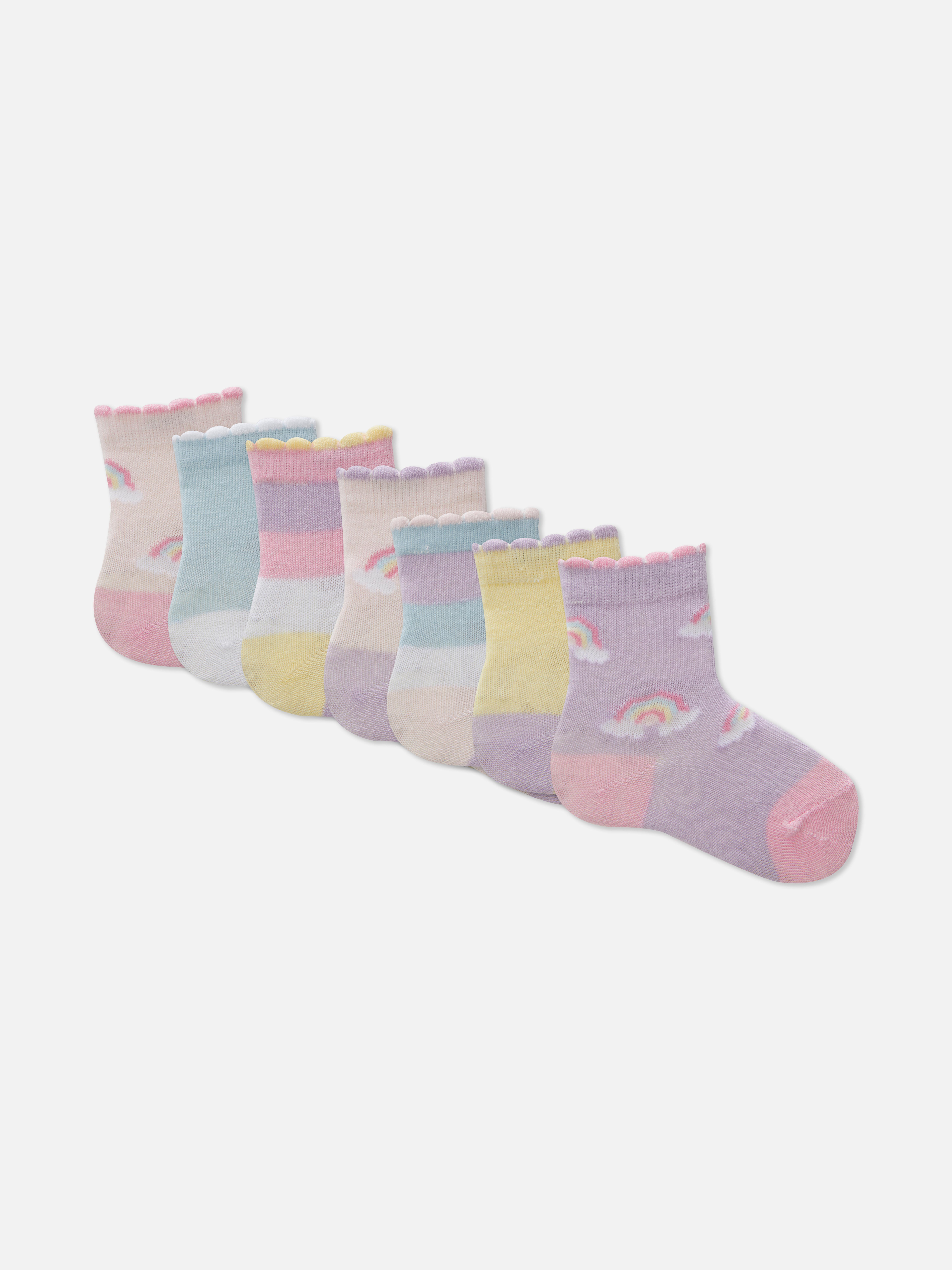 Set de calcetines tonos arcoíris pastel | Accesorios para bebé | Moda para bebés y recién nacidos | Ropa para niños | Todos los productos Primark | Primark España