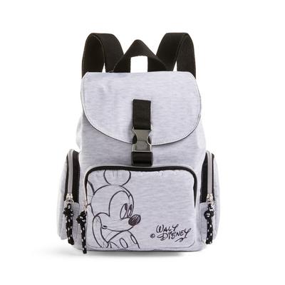 Mochila gris con estampado de dibujos de Mickey Mouse de Disney