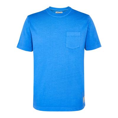 Niebieski T-shirt The Stronghold z kieszonką