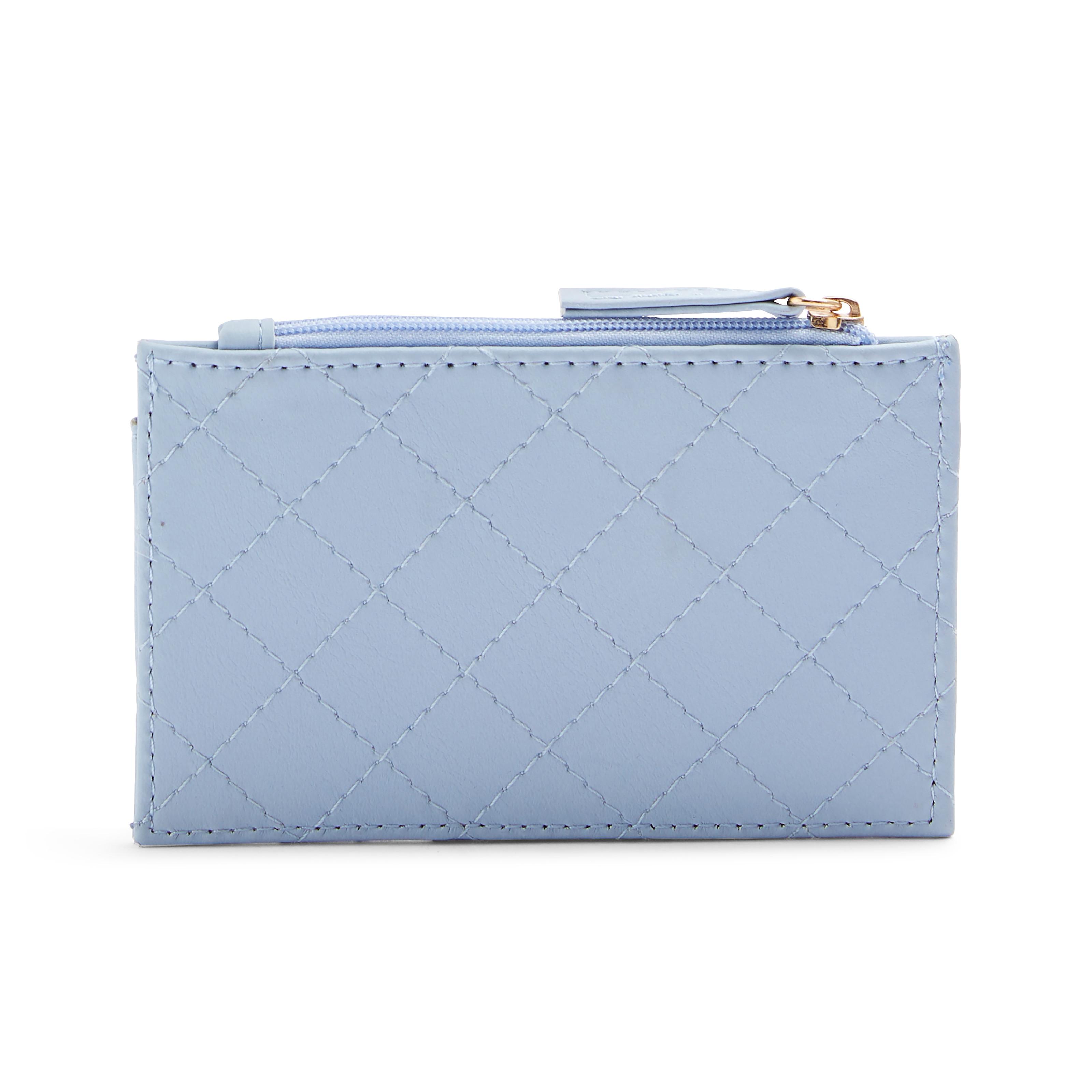 Sky Blue Quilted Cardholder Purse | Purses & Card Holders | Women's ...