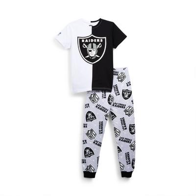 Schwarzes „NFL Raiders“ Pyjamaset (Teeny Boys)