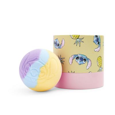 Bomba de baño amarillo pastel de Lilo y Stitch de Disney