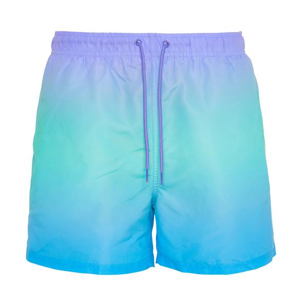 Mixed Colour Dip Dye Ombre Shorts