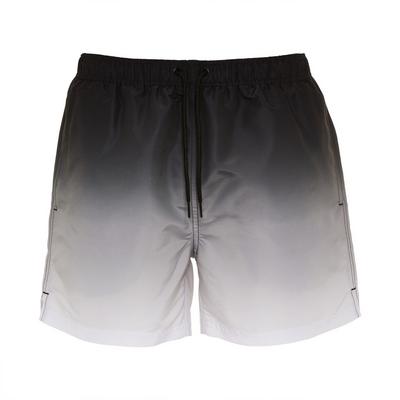 Black Dip Dye Ombre Shorts