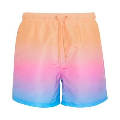 Mixed Colour Dip Dye Ombre Shorts