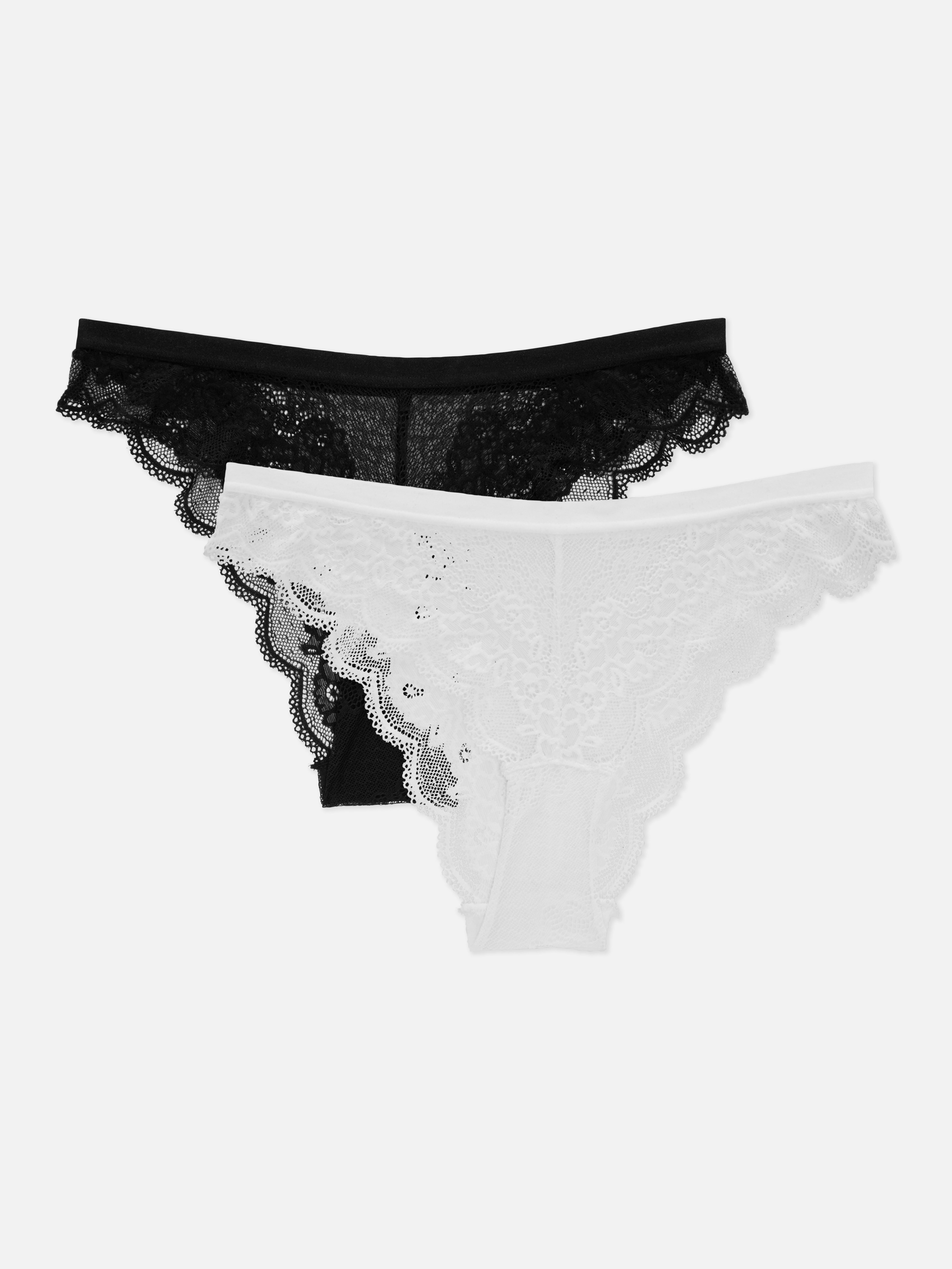 Braziliaanse slips met kant, set van 3 Onderbroeken & slips