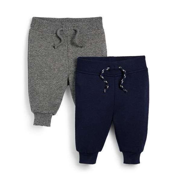 Baby Boy Joggers, 2-Pack