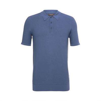 Kem Blue Slim Fit Polo T-Shirt