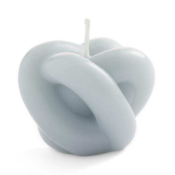Gray Knot Candle