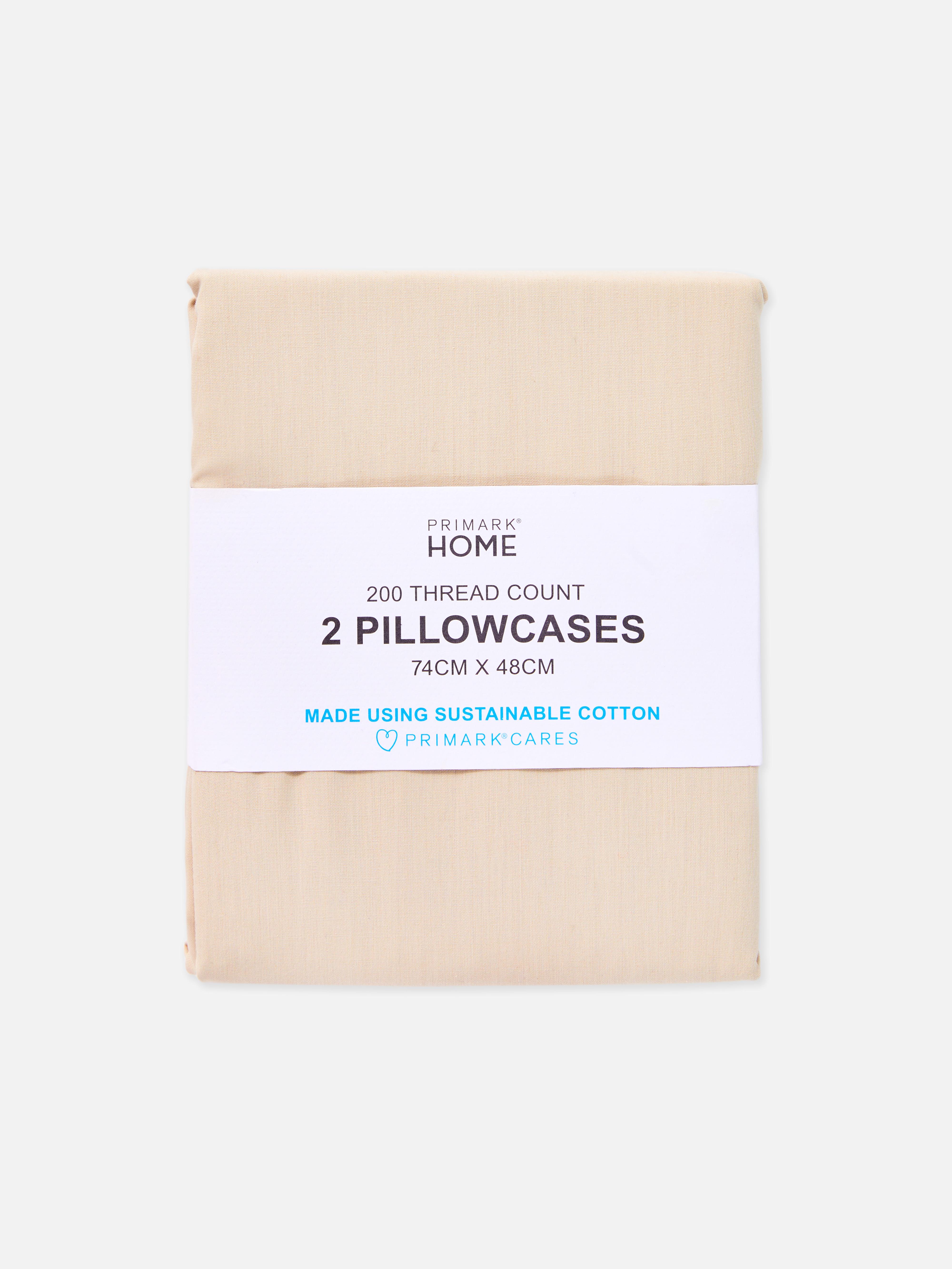 foro Bourgeon Estéril Set de fundas de almohada de algodón sostenible | Decoración para el  dormitorio: Ropa de cama y accesorios | Todos los artículos para el hogar |  Artículos para el hogar | Todos