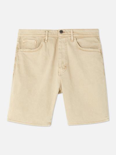 Relaxed Cotton Twill Shorts