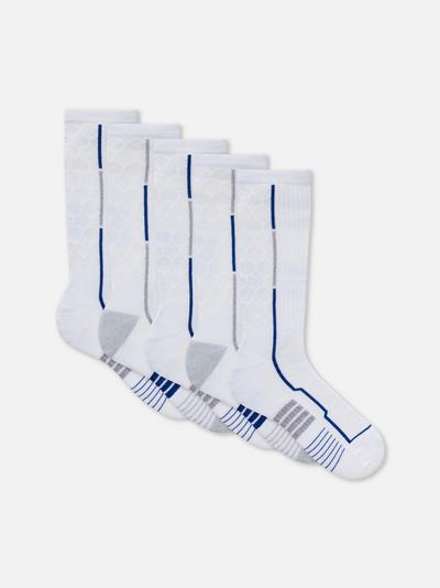 Performance-sokken, 5 paar
