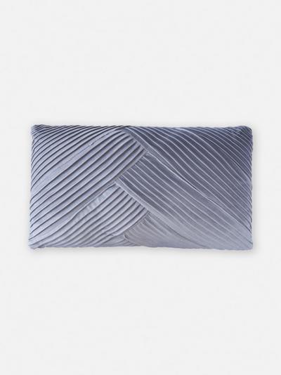 Velvet Pleated Rectangular Cushion