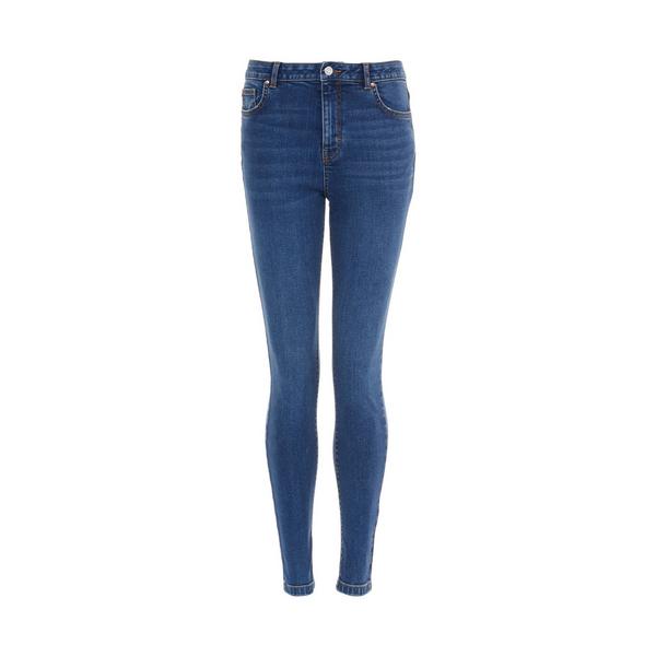 Navy High Waist Authentic Jeans