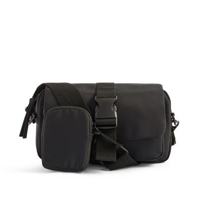 Black Multifunctional Buckle Bag