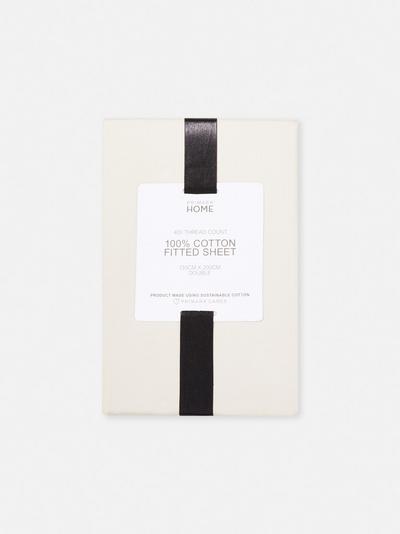 400 Thread Count Cotton Fitted Sheet