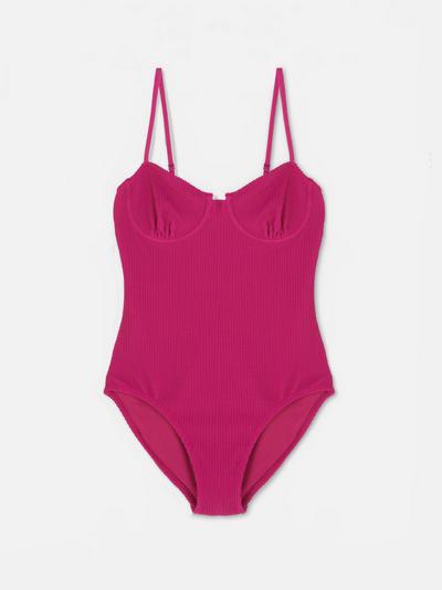 Crinkle Underwired Swimsuit