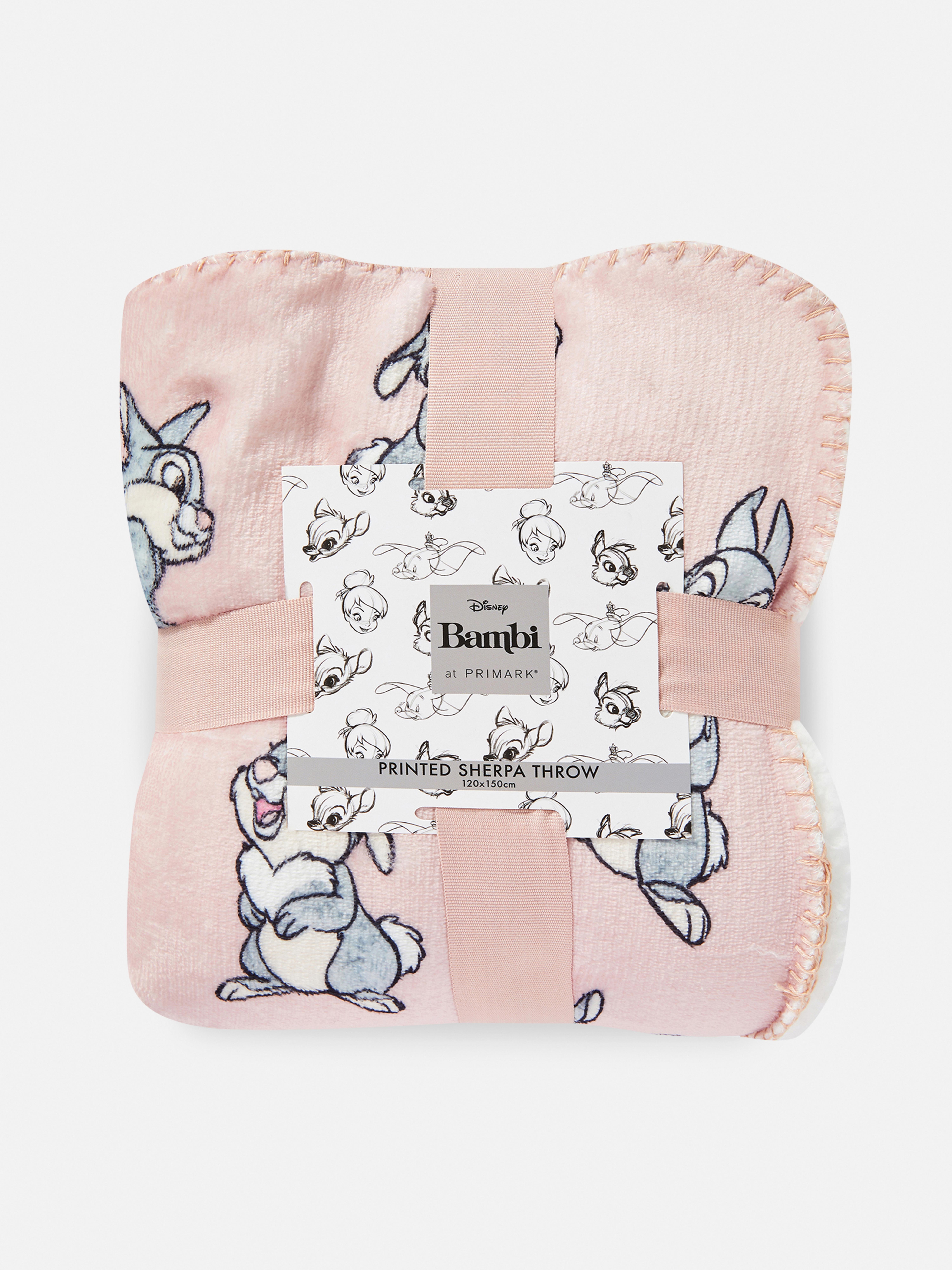 Manta pequeña de felpa sintética de Bambi Disney | Mantas y cubrecamas | Menaje Artículos para el hogar | Todos los productos Primark | Primark España
