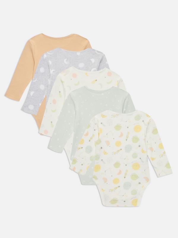 5-Pack Multi Baby Bodysuits