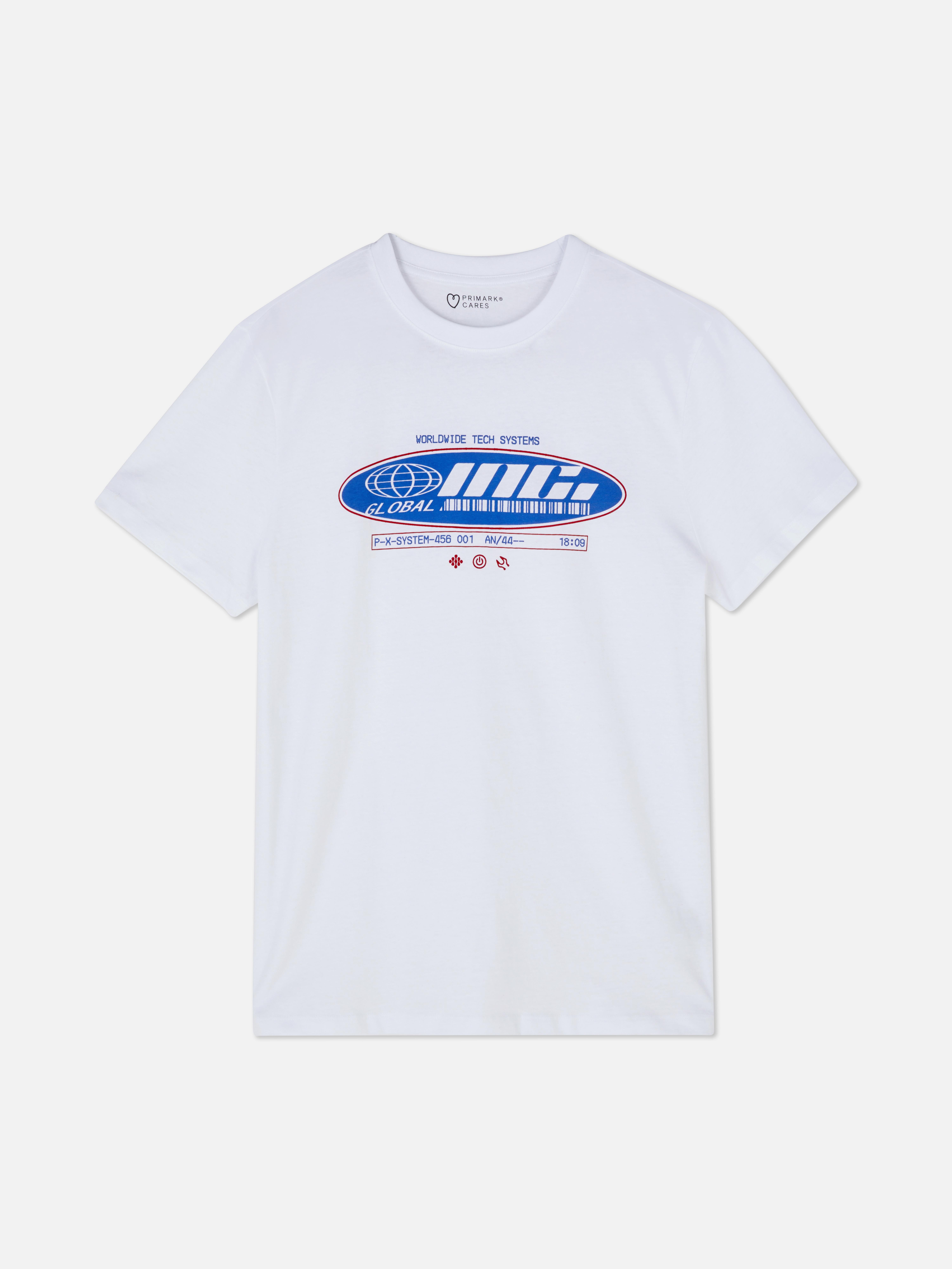 Tech Logo Print T-Shirt | Men's Tees | Men's T-shirts & Tops | Men's ...