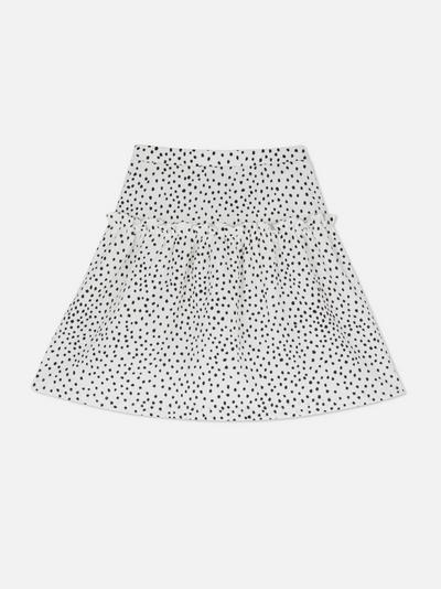 Frill Tiered Jersey Skirt
