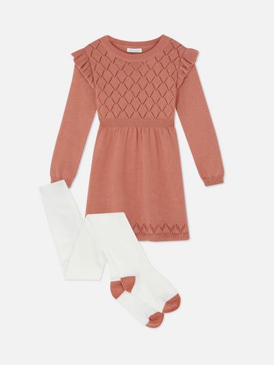Pointelle Knitted Dress