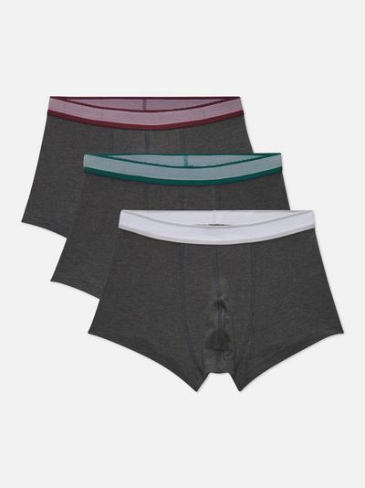 3 Pack Cotton Hipster Boxers