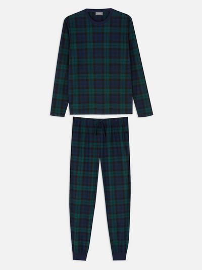 Pijama a cuadros escoceses extrasuave