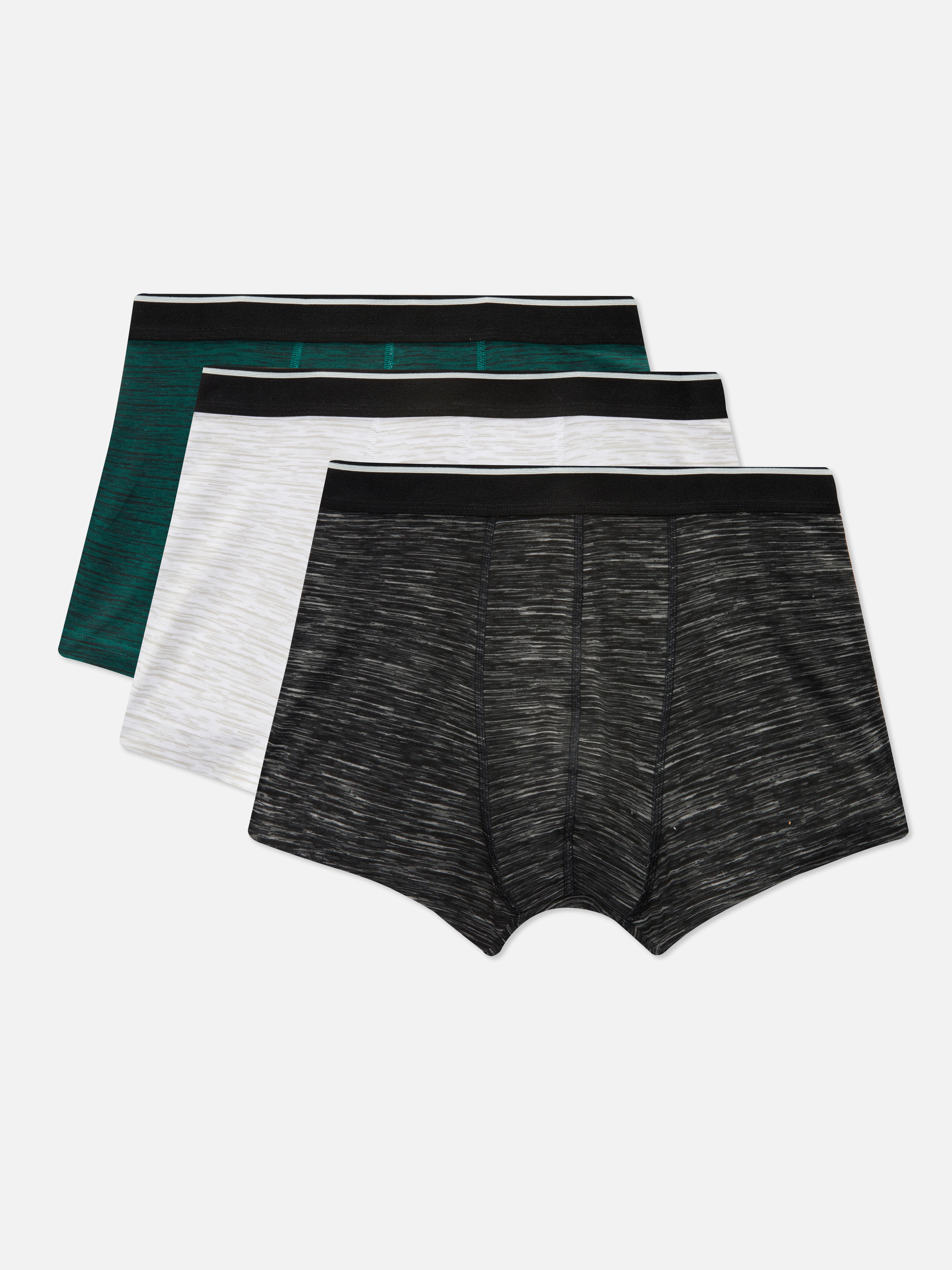 Pack de 3 bóxers jaspeados con alto porcentaje de algodón | Ropa interior para hombre | Ropa para hombre Nuestra línea de moda masculina | Todos los productos Primark | Primark España
