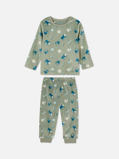 Pyjama mit LKW-Print