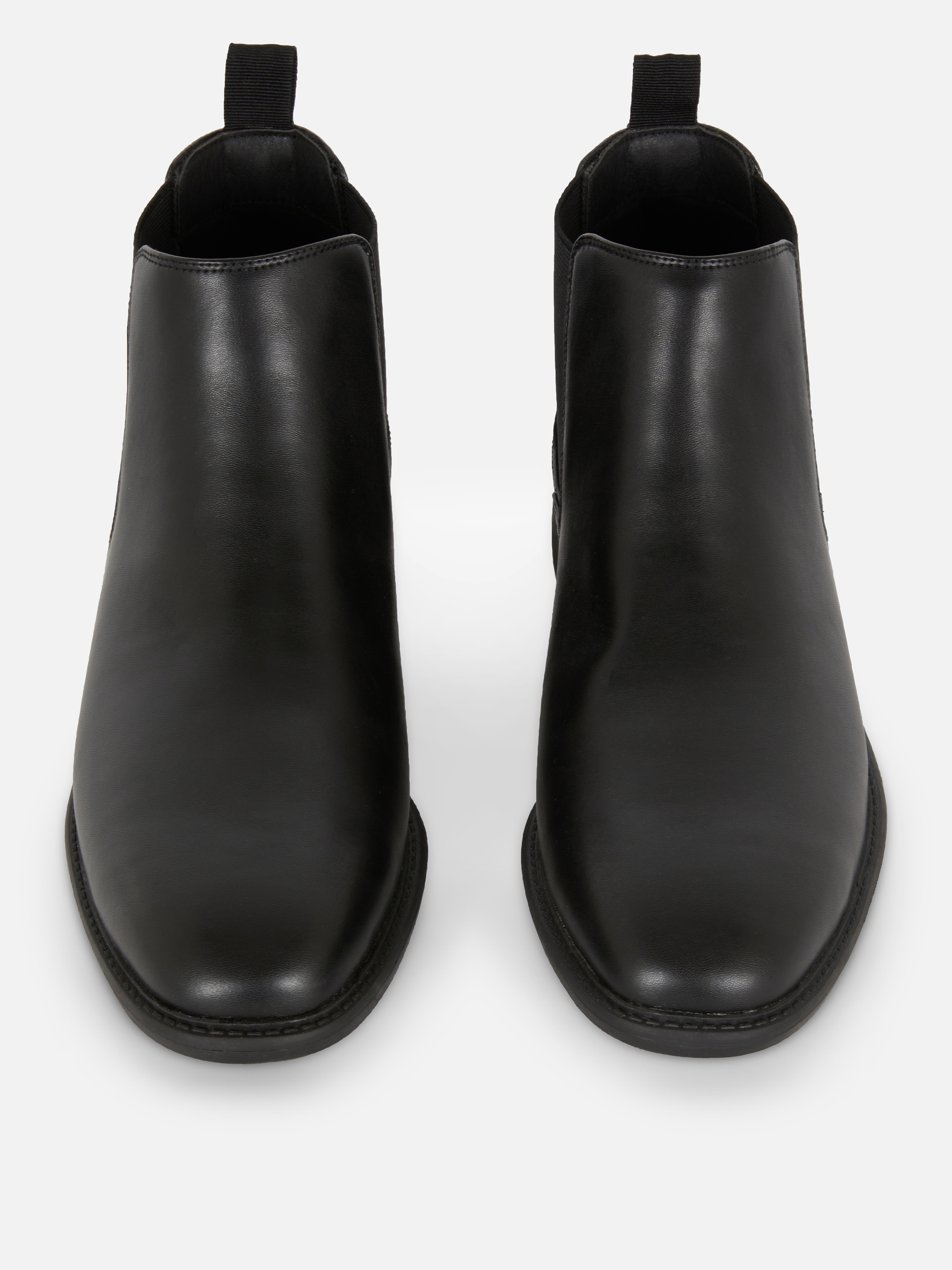 greta black chelsea boots primark