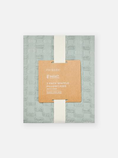 Pack 2 fronhas almofada tecido gofrado